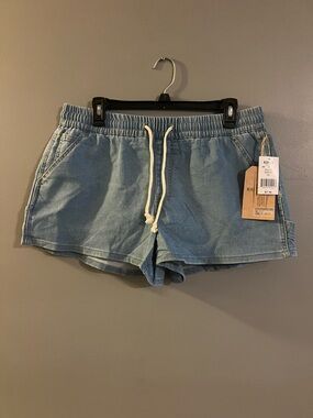 Kohl’s Project Indigo Light Blue Denim Drawstring Casual Shorts